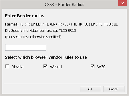 Easy CSS3 - Border Radius Screenshot