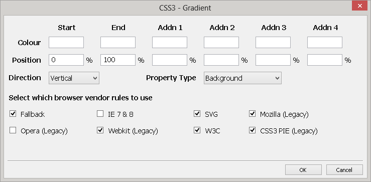 Easy CSS3 - Background Gradient Screenshot
