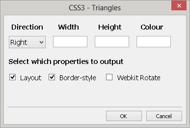 Easy CSS3 - CSS Triangles Screenshot